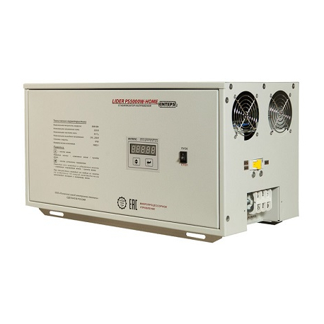 Стабилизатор напряжения Lider PS 12000SQ-PRO-15